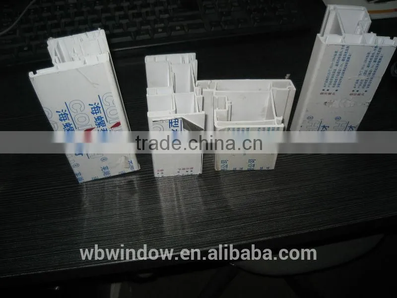 simple white UPVC side hung window,inward swing casement window,double hung window