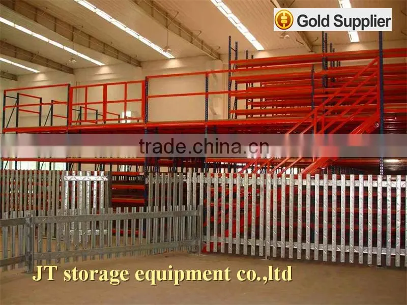 JT steel warehouse storage multi-level mezzanine floor