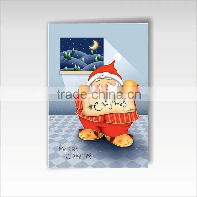 2013 The best-selling music greeting card/LED greeting card for christmas day
