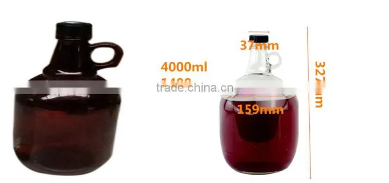141oz hot sale empty round California wine Glass California Wine Bottle Store Bottle Big Bottle