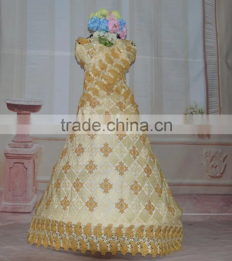 Trending style latest chemical lace sequin and beads lace fabric lace with rhinestones wedding dress