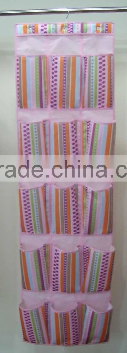 2014 over the door hanging shoe organizer/cardboard shoe organizer