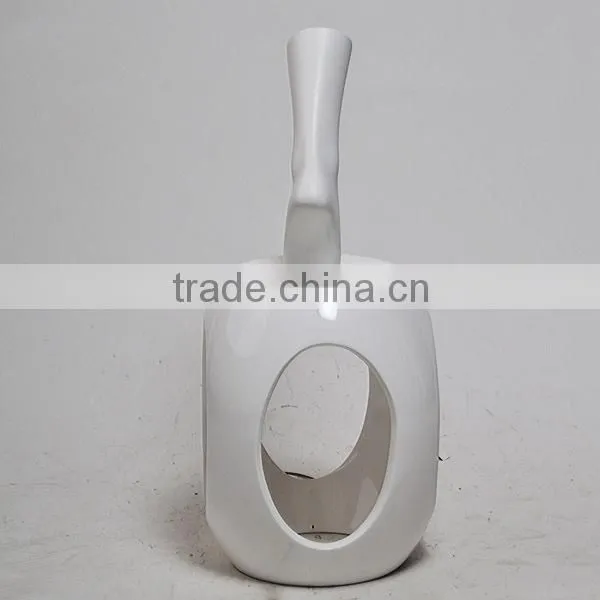 white glossy female foot forms for sock