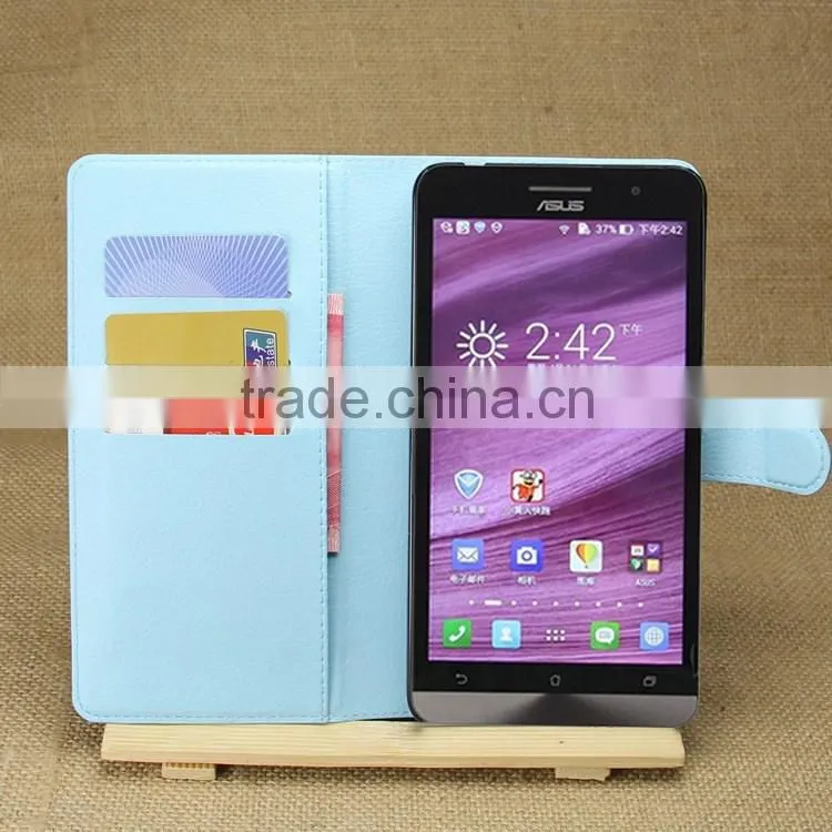 Hot Selling Mobile Phone Leather Case Leather Flip Case For Asus Zenfone 6