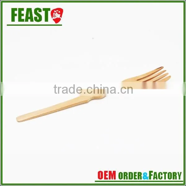 High quality mini dinner fork, customized wood fork