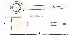Spark-resistant aluminum bronze ratchet wrench