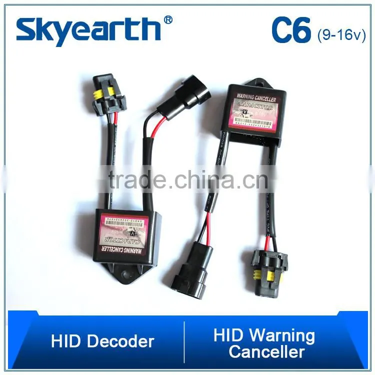High Quality Error Free HID Warning Canceller HID Decoder C6 Blue Socket