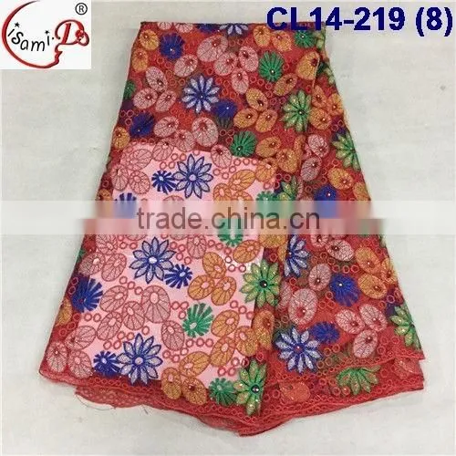 CL14-219 Elegant embroidery french lace,tulle lace fabric african french net lace fabric