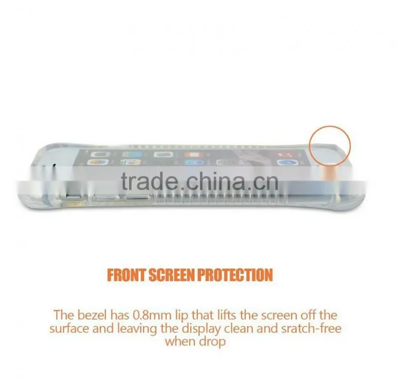 clear transparent shockproof tpu cover case for iphone 6/6 plus, armour case for iphone6