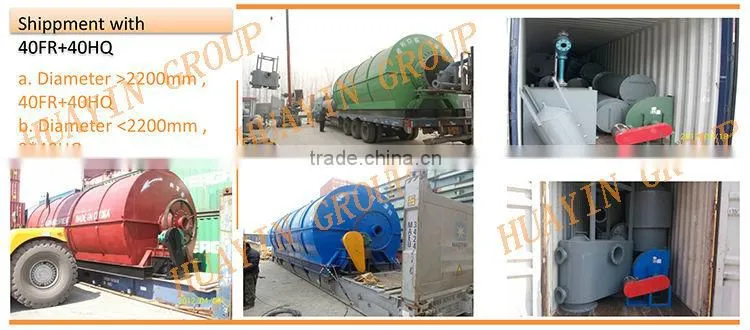 7-10 days Installation Time Scrap Plastic to oil machine for sale from Xinxiang Huayin