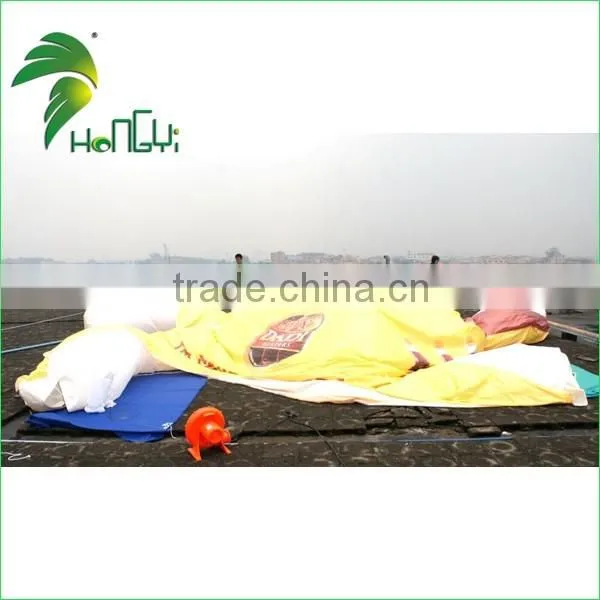 inflatable advertising yellow tent , 6 by 10 meters spider tent for sale