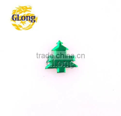 10*11mm Hot Fix Iron-on Nailhead The Christmas Tree Aluminum DIY Accessories For Bag Shoe Phone Case Garment #GT094-11P(Mix-s)