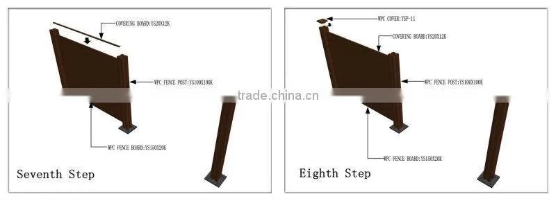 wood plastic fence