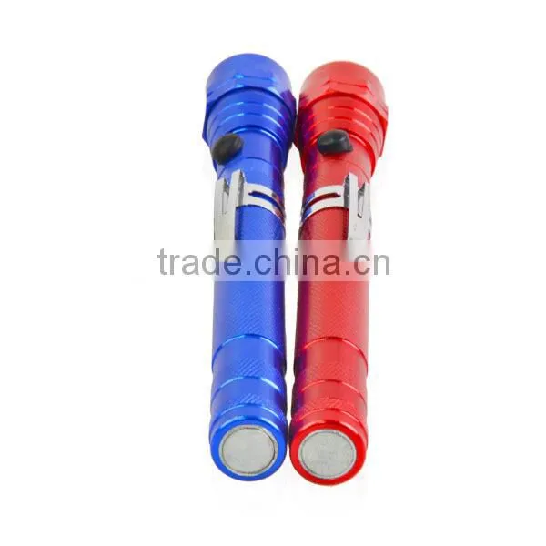 Magnetic 3 LED Flash Light Magnet Telescopic Flexible Torch