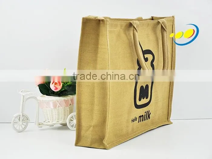 Fashion Shopping Jute Bag Multi-purpose Storage Bag