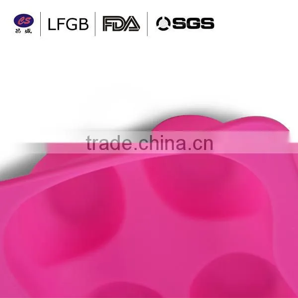2014 fashionable and customized professional teddy bear shape silicone cake mould
