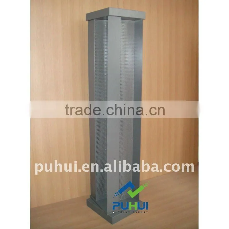 double sides revolving pegboard stand with universal usage