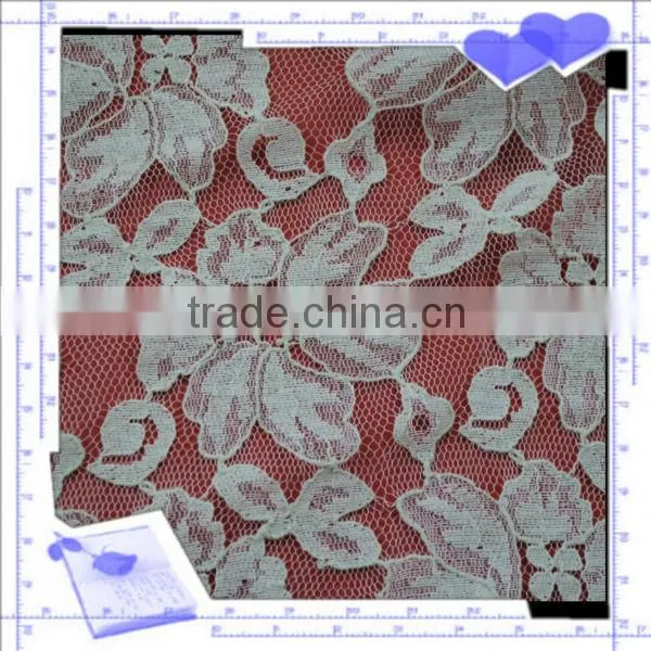 White crochet pattern lace for table cover