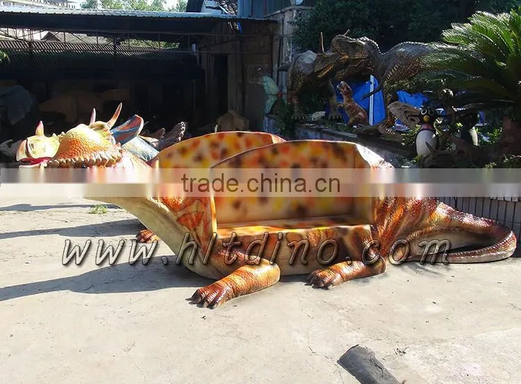 creative chair for market from Zigong HLT dinosaur manufacture