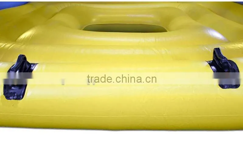 Inflatable Water Floating Fortress for Four Person , inflatable water games, play games on water