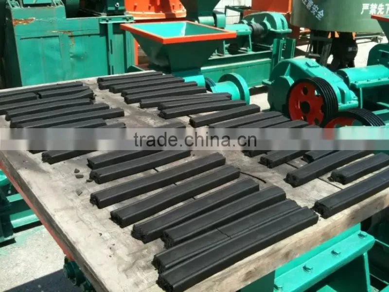 Low investment finger coal briquette extruder machine for smoking shisha hookah