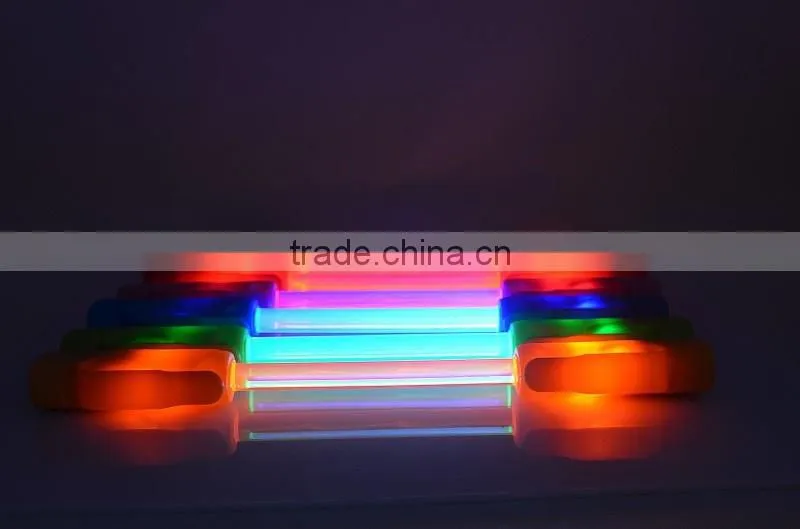 Led flare safety colorful flashing light flexible stick for bike