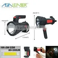 6v 3AH Built-in Battery ABS 72 LED Rechargeable Portable Emergency Light