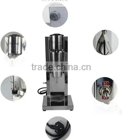 stainless steel automatic double cups/ single cup electric milk mixer and milk shake
