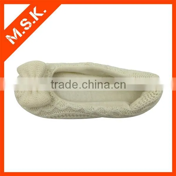 New design White lady ballet flats shoes