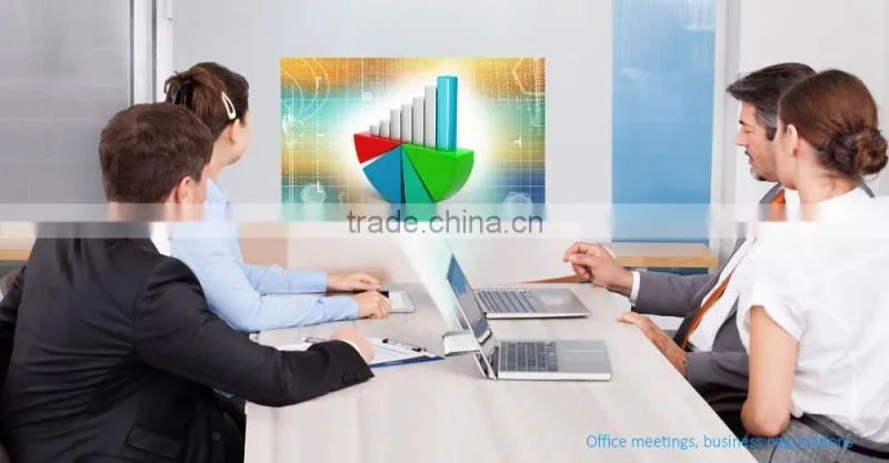 High Quality Wifi Projector Dlp Led Wireless Mini Projector With Battery Build-In Wifi & Hdmi Imput Dlp Led Wireless