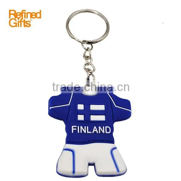 Keychain/keyring/key tag Silicone /soft rubber/PVC Rubber club seires