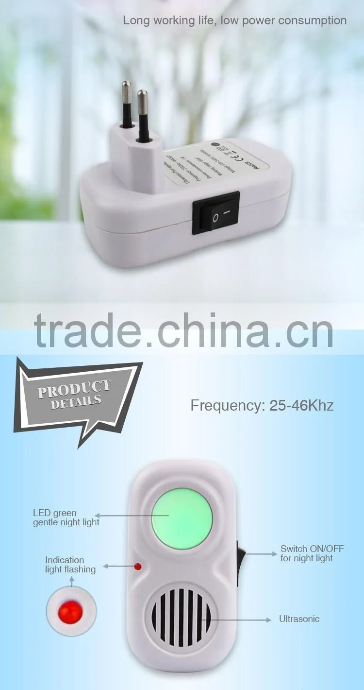 Top Rated Aosion Eco-Friendly Feature with night light electronic plug in insect repeller