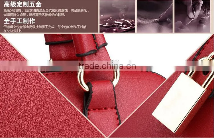 Factory price PU lady hand bag women leather shoulder bag