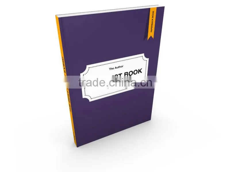 2016 paperback book, softcover book printing in China