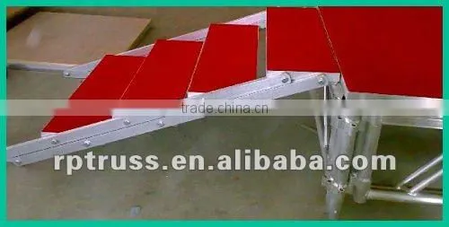 2014 RP aluminum adjustable stage with step
