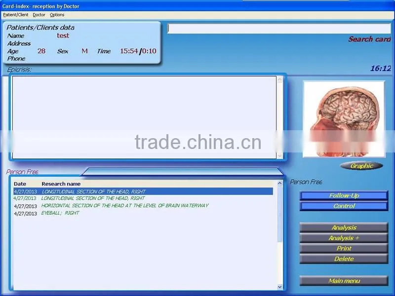 2016 hot 3d nls quantum health test machine with English and Spanish