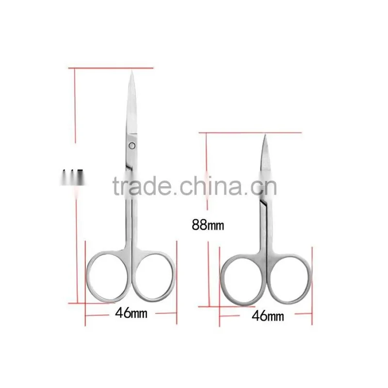 Low Price Curved Handle Stainless Steel Utility Scissors For People or Pets