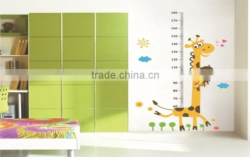 factory direct kids height growth chart wall sticker removable wall stickers wall decor stickers