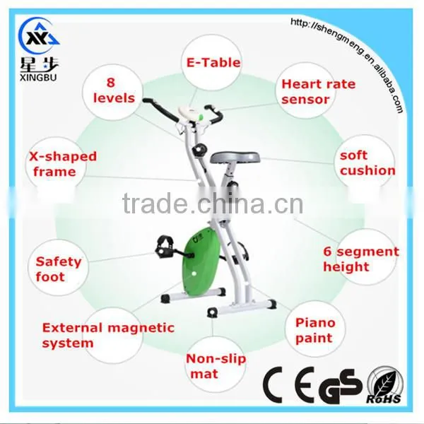 2014 hot selling magnetic belt exercise bike