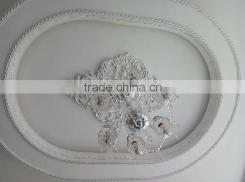 high quality factory price pu moulding /lamp holder/ pu medallion/pu foam ceiling tiles /medallion for interior decoration