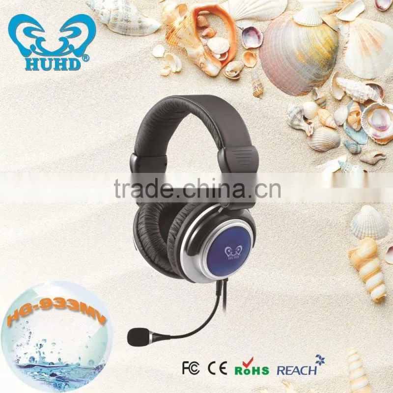 New Headphone With Microphone And Volume Control For Computer Game ,Music And Communication In Colorful Headset Style HG-933MV