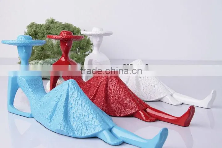 Modern figurines decoration sexy girl crafts