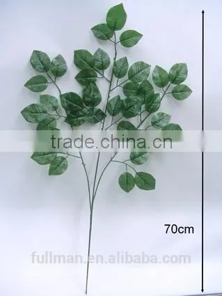 Decorative Foliage H70cm Artificial Green Rose Leaves