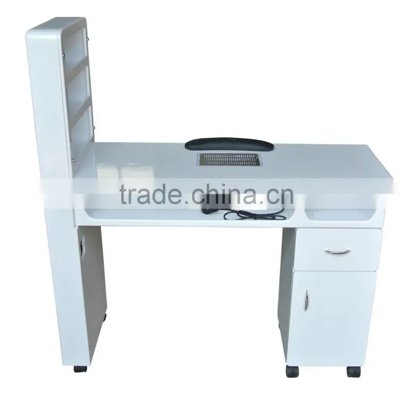 2015 high gloss manicure table nail salon furniture