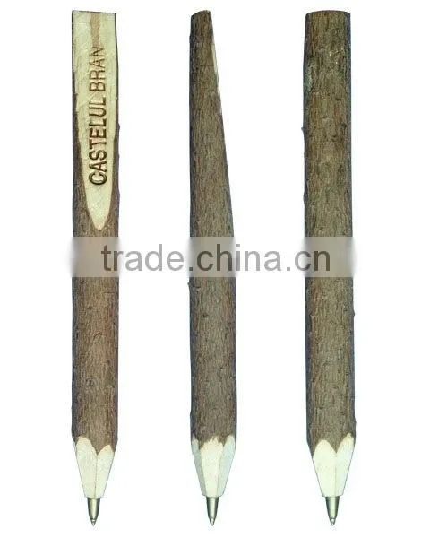 wooden twig pen for prmotion