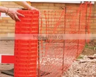 HDPE Orange Plastic Wire Mesh 1.2m Reflective Safety Fence Plastic Mesh