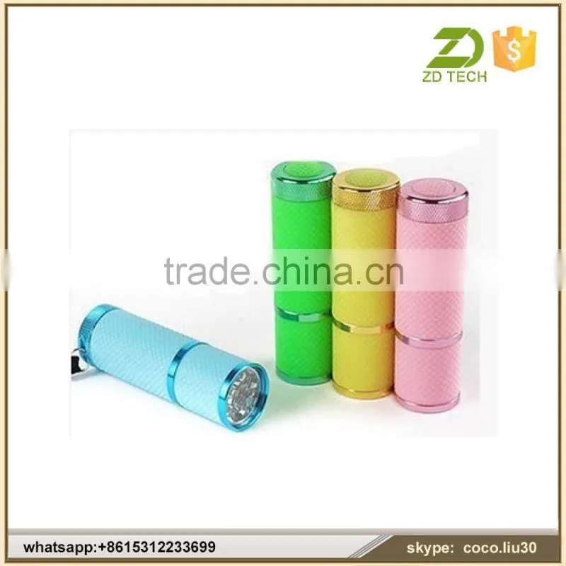 Aluminum Led Flashlight with 9 led lights ZDS2037