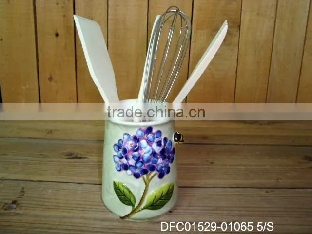 Hand-painted Ceramic Tea Cup and Saucer