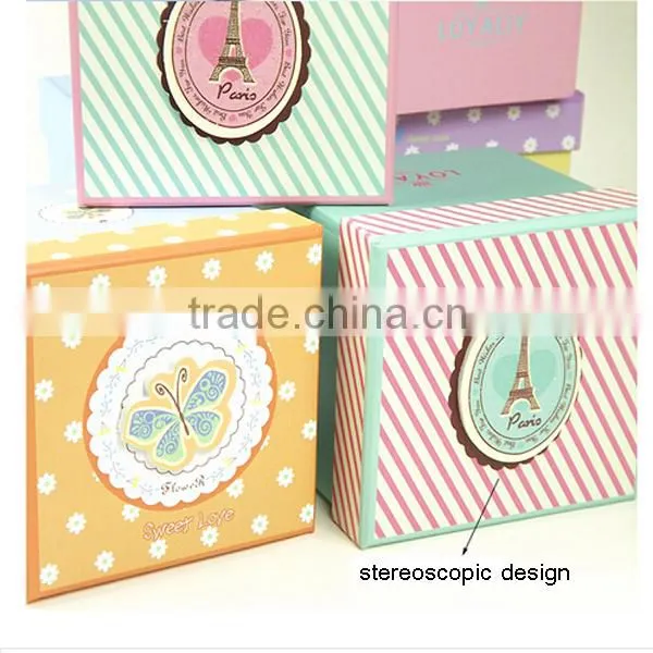 Cartoon Horse Butterfly Tower Christmas Gift Box