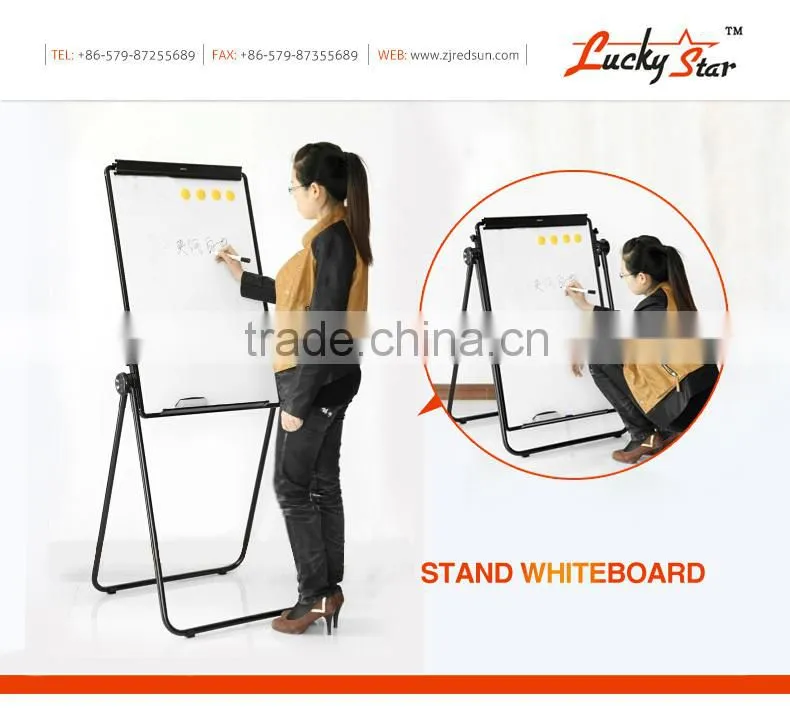 china interactive whiteboard flip board easel stand with magnetic whiteboard roll